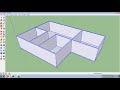 SketchUp #21 - Small House - Floors and Walls - Brooke Godfrey