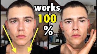 How to GET a SLIM and CHISELED FACE FAST! No Face Fat, No Bullshit Facial Exercises!