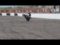 BMW S 1000 RR Stunt Motorcycle, Wheelie, Burnout & Stoppie With Teach