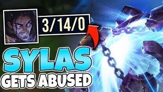 #1 XERATH WORLD MAKES ENEMY SYLAS DIE 14 TIMES! HE GOT ABUSED - League of Legends