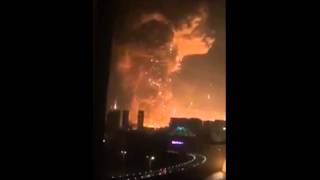 China: gigantesca explosión dejas varios de heridos