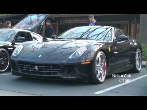 Maserati Car Crash. Exotic Car Show – Lamborghini