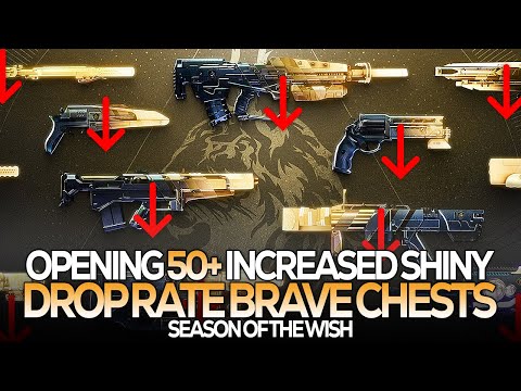 Opening 50+ INCREASED SHINY Brave Chests