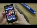 Sony Xperia Z - Knife Screen Scratch Test