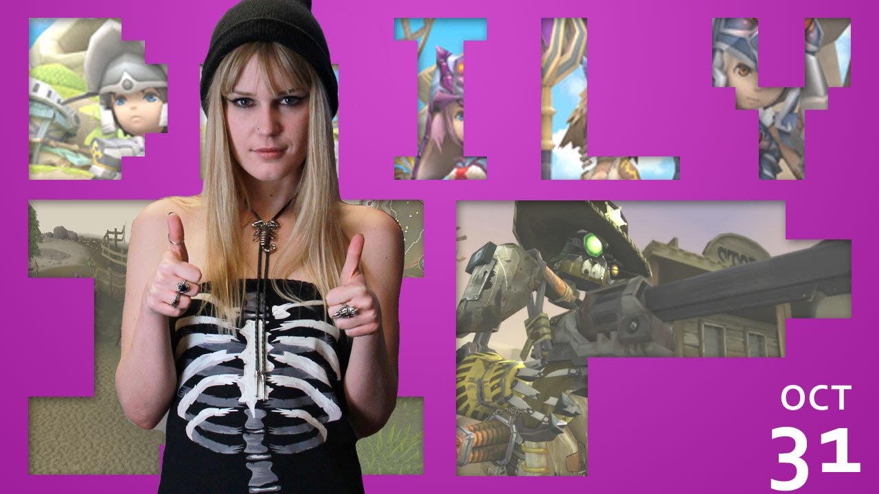 Heva Clonia Online, Runescape, Guns & Robots and more! | The Daily XP October 31st