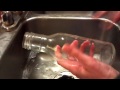 How to get sticker label and glue residue off of glass and plastic