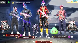 Free Fire Live INDIA no.1 Live Squad LevelUp to 74 - Garena Free Fire