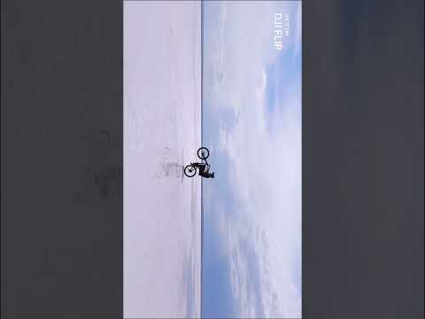 🚴 Epic Under-Bike Drone Shot | DJI Flip Fly-Through Trick