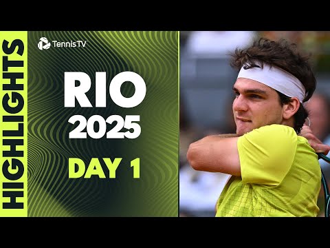 Seyboth Wild & Monteiro Take Centre Court; Jarry, Munar Feature | Rio Open 2025 Day 1 Highlights