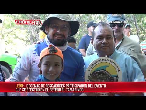 Con éxito se realizó el primer torneo de pesca deportiva en León – Nicaragua