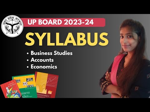 UP Board Latest Syllabus Of Accounts, Business and Economics | Class 12th | Session 2023-24
