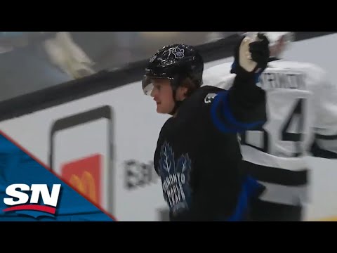 Maple Leafs William Nylander Breaks The Ice Off Sweet Dish From Tyler Bertuzzi