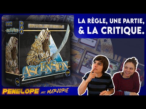 [ ASCENSION ] - Notre Deck building favori ? - La règle, une partie, la critique !
