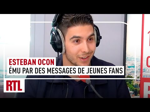 Esteban Ocon ému par des messages de jeunes fans