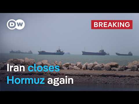 Iran says Strait of Hormuz closed over Israel's attacks on Lebanon | DW News