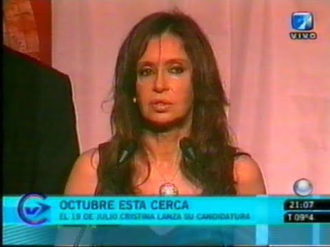 DiFilm - Cristina Fernández de Kirchner candidata a Presidente (2007)