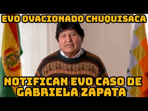 EVO MORALES SE FUE ENTRE APLAUSOS DE CHUQUISACA DONDE FUE ATAC4DO POR FUNCIONARIOS ARCISTAS..