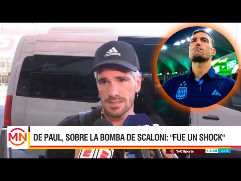 Fue un shock, la declaración de Rodrigo De Paul sobre la bomba de Scaloni