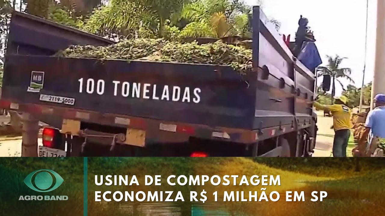 Usina de compostagem economiza R$ 1 milhão em Campinas (SP) | Agro Band