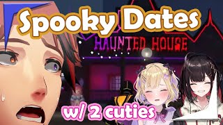 Roberu's hilarious haunted house dates with Yui and Noah【Holostars Eng