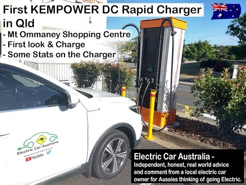 1st KEMPOWER Public EV Charger in Qld | Will a Finnish Made Rapid Charger be more Reliable? MG ZS EV