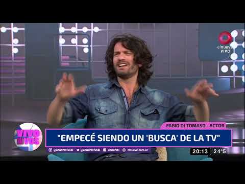 Fabio Di Tomaso: Tengo amor y odio al oficio de ser actor