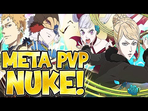 THE BEST NUKE SUPPORT TEAM! [ PVP Showcase] | Black Clover Mobile