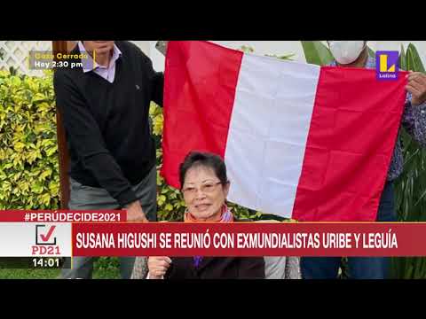 ? Susana Higuchi se reunió con Julio Cesar Uribe y German Leguía