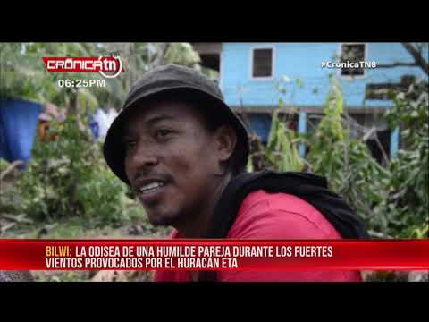 El hombre que retó a Eta: No quería que el huracán le hiciera daño a mi mujer - Nicaragua