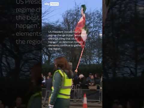 Protests in London against Iranian regime