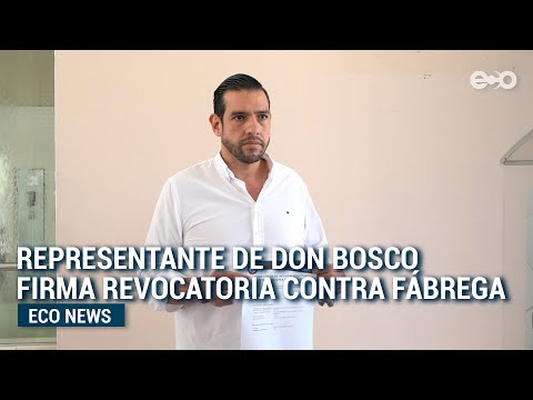 Representante de Don Bosco firma revocatoria contra alcalde Fábrega | #Eco News