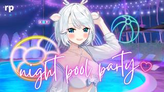 【RP】night pool party! / ナイトプールで遊ぼう！【白鹿いおり Phase Connect】