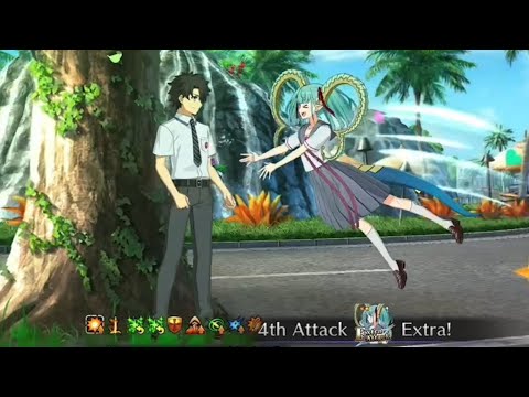 【FGO】Schoolgirl Tiamat Animation Demontration (Male Master Version)