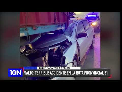 Grave accidente en Ruta Provincial 31