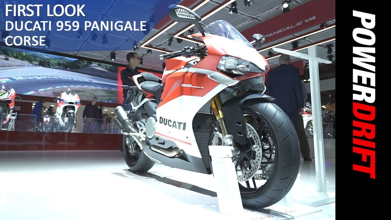 Ducati 959 Panigale Corse : EICMA 2017 : PowerDrift