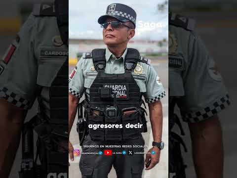 Momento exacto en que un coche-bomba explotó y terminó con la vida de un elemento de Guardia.