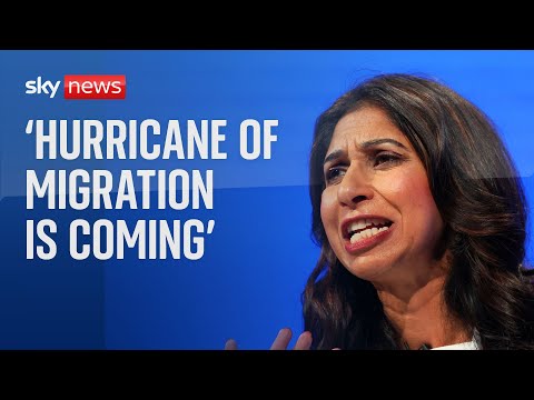 Conservative conference: Suella Braverman warns of 'hurricane' to come on migration