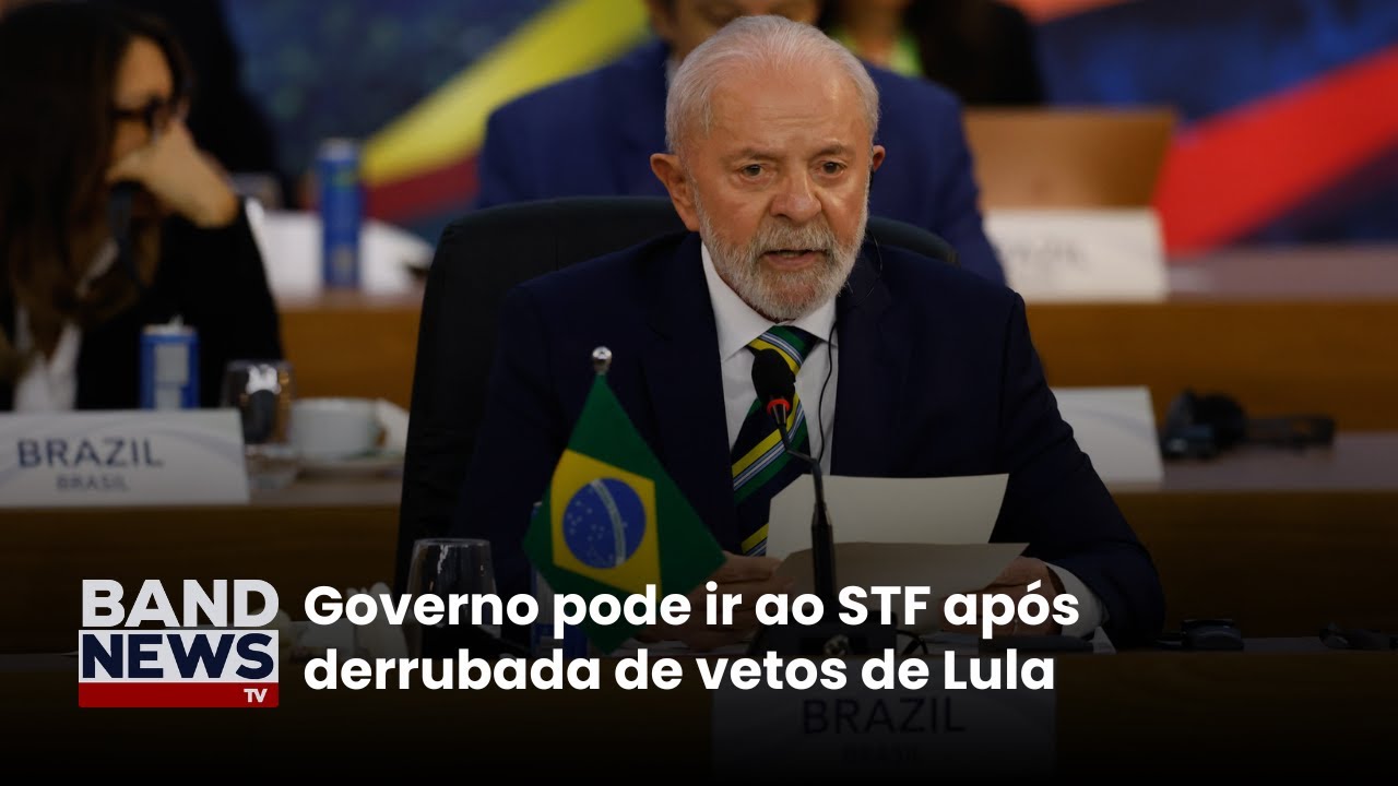 Governo pode ir ao STF apĂłs derrubada de vetos de Lula | BandNews TV