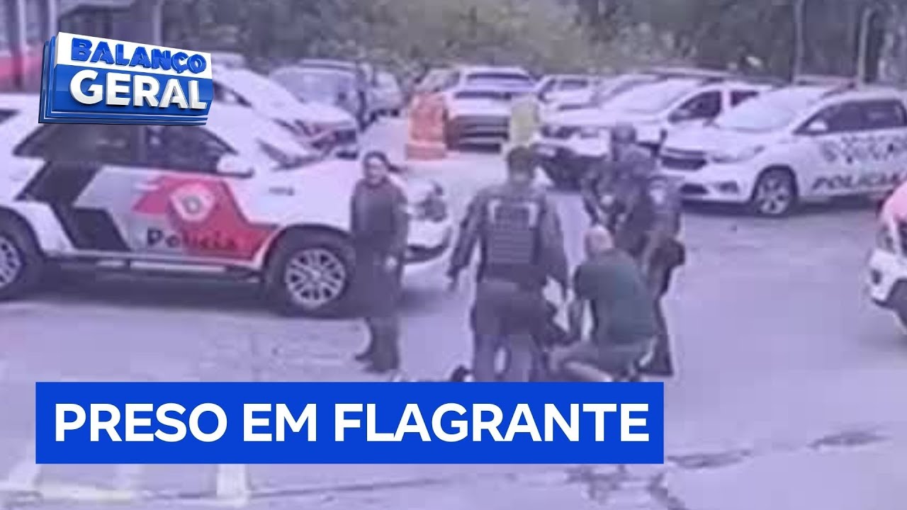 Homem tenta roubar arma de PM em frente a batalhão e é preso por tentativa de homicídio