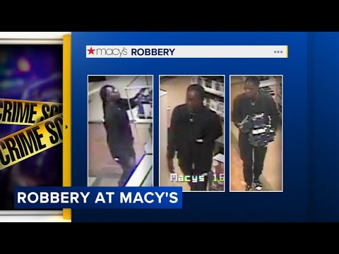 Police search for shoplifter who attacked Macy's loss prevention officer