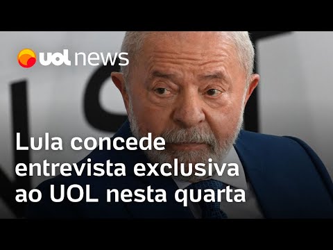 Lula concede entrevista exclusiva para o UOL nesta quarta (26), às 9h