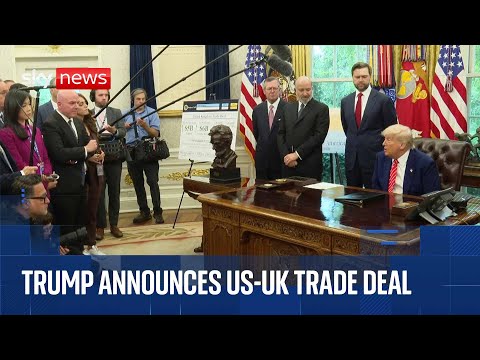 Donald Trump to announce UK-US trade deal