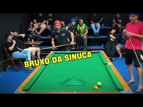 ESSE JOGO DEU TRABALHO PRO BRUXO DA SINUCA #sinuca