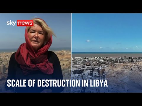 Libya floods: 'Difficult to get into' city devastated by floods
