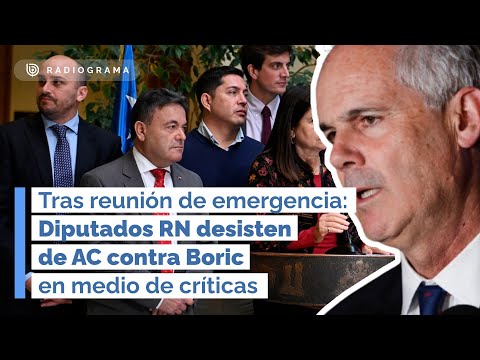 Tras reunión de emergencia: Diputados RN desisten de AC contra Boric en medio de críticas