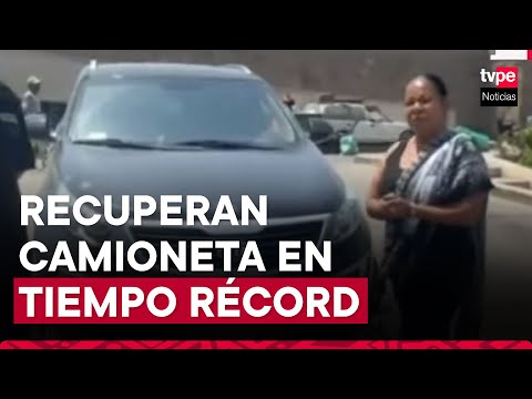 Eva Ayllón: PNP recuperó camioneta robada a cantante criolla