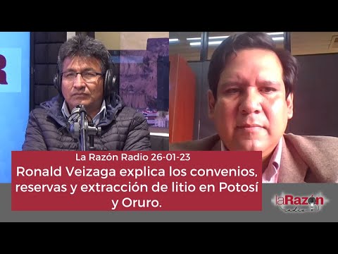 Ronald Veizaga explica los convenios, reservas y extracción de litio en Potosí y Oruro.