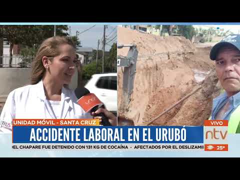 Herido de accidente laboral en Urubó se encuentra estable