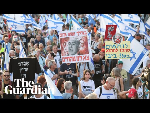 Israeli protesters rally in Jerusalem against Benjamin Netanyahu's government