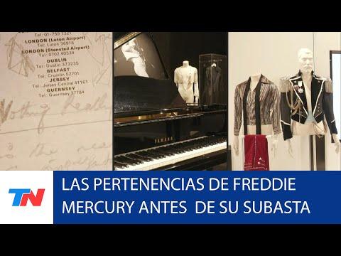 LONDRES I Exponen el universo de Freddie Mercury antes de ser subastado